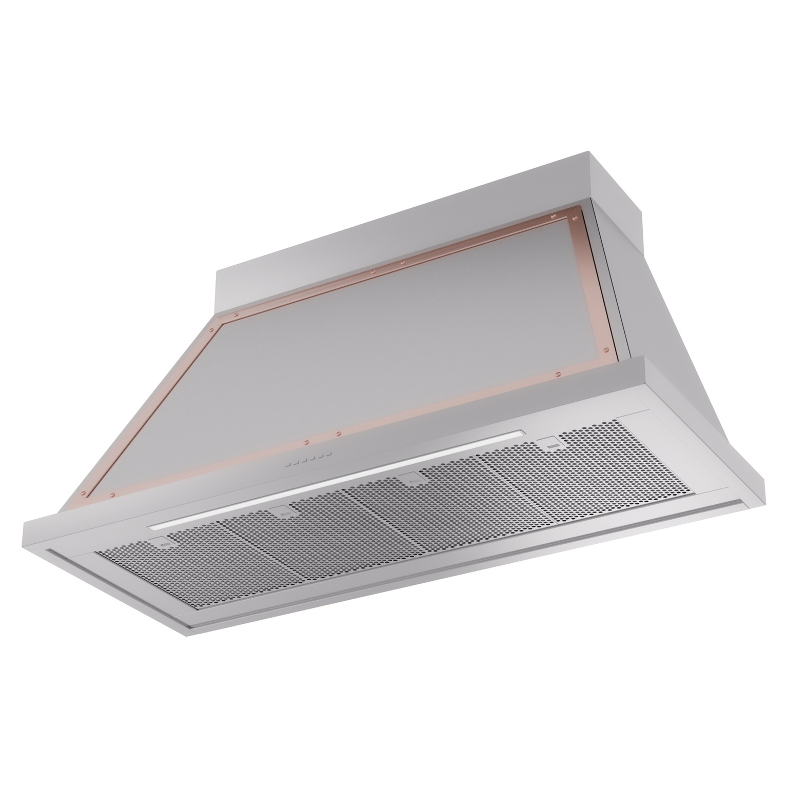 ILVE UANB48SSP Nostalgie Noblesse 48" Range Hood, bottom angled view