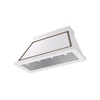 ILVE UANB48WHB Nostalgie Noblesse 48" Range Hood, bottom angled view