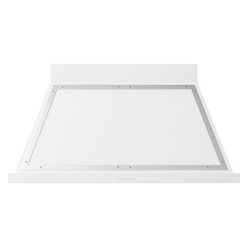 ILVE UANB48WHC Nostalgie Noblesse 48" Range Hood (White, Chrome)