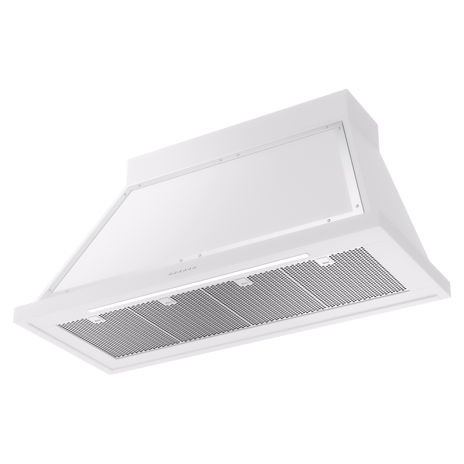 ILVE UANB48WHC Nostalgie Noblesse 48" Range Hood, bottom angled view