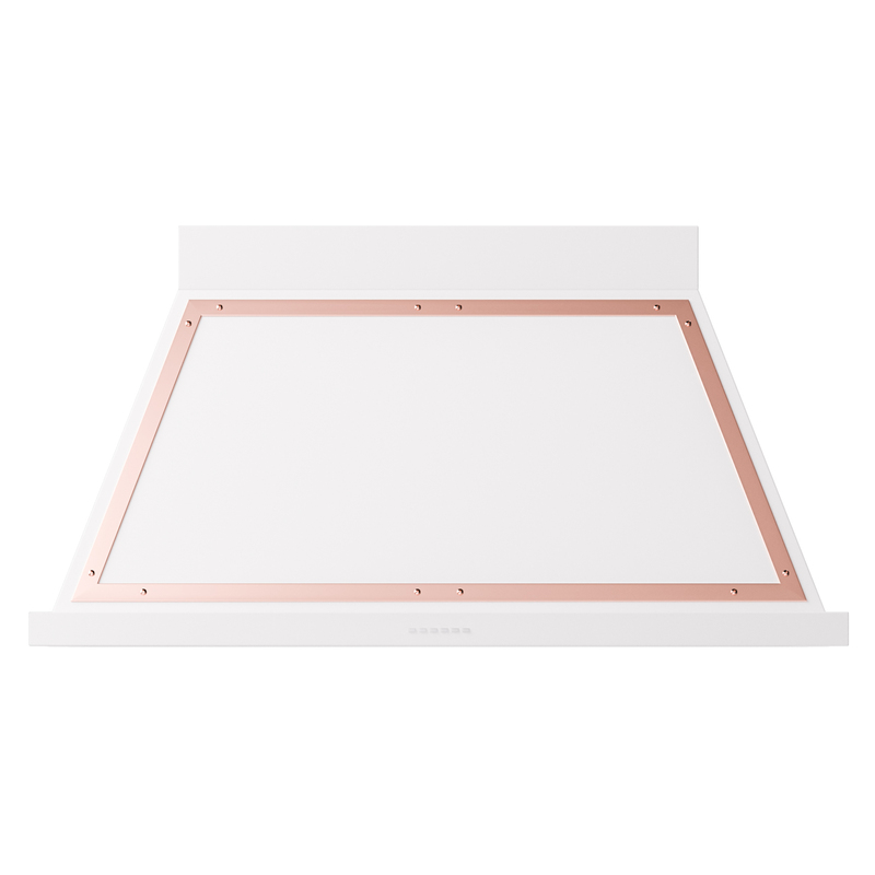 ILVE UANB48WHP Nostalgie Noblesse 48" Range Hood (White, Copper)