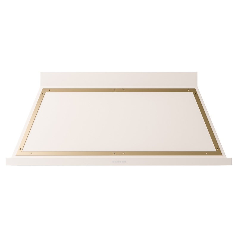 ILVE UANB60AWG Nostalgie Noblesse 60 inch Range Hood (Antique White, Brass)