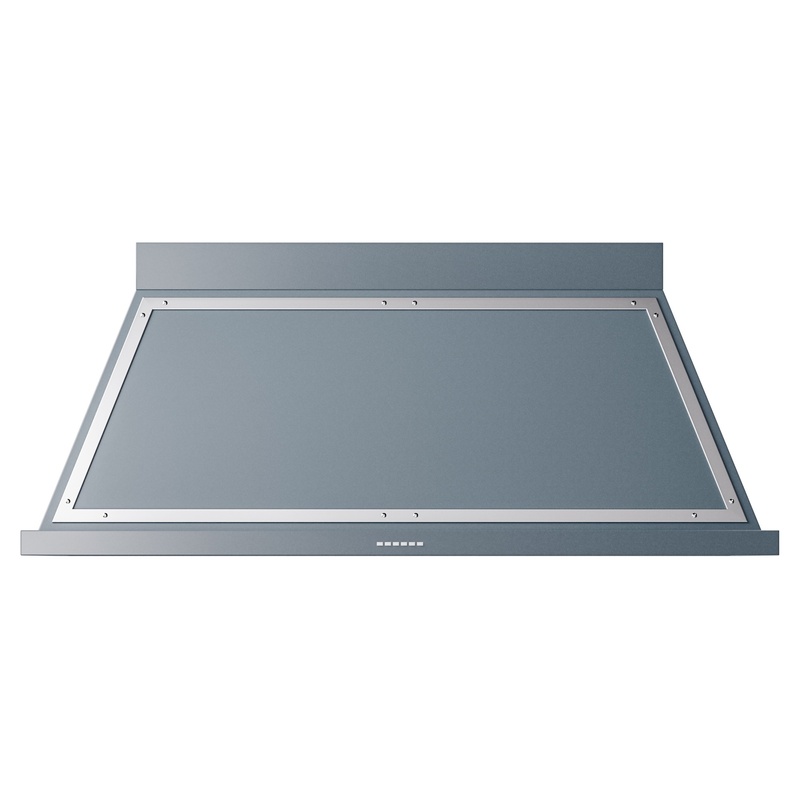 ILVE UANB60BGC Nostalgie Noblesse 60 inch Range Hood (Blue Grey, Chrome)