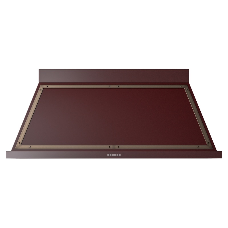 ILVE UANB60BUB Nostalgie Noblesse 60" Range Hood (Burgundy, Bronze)