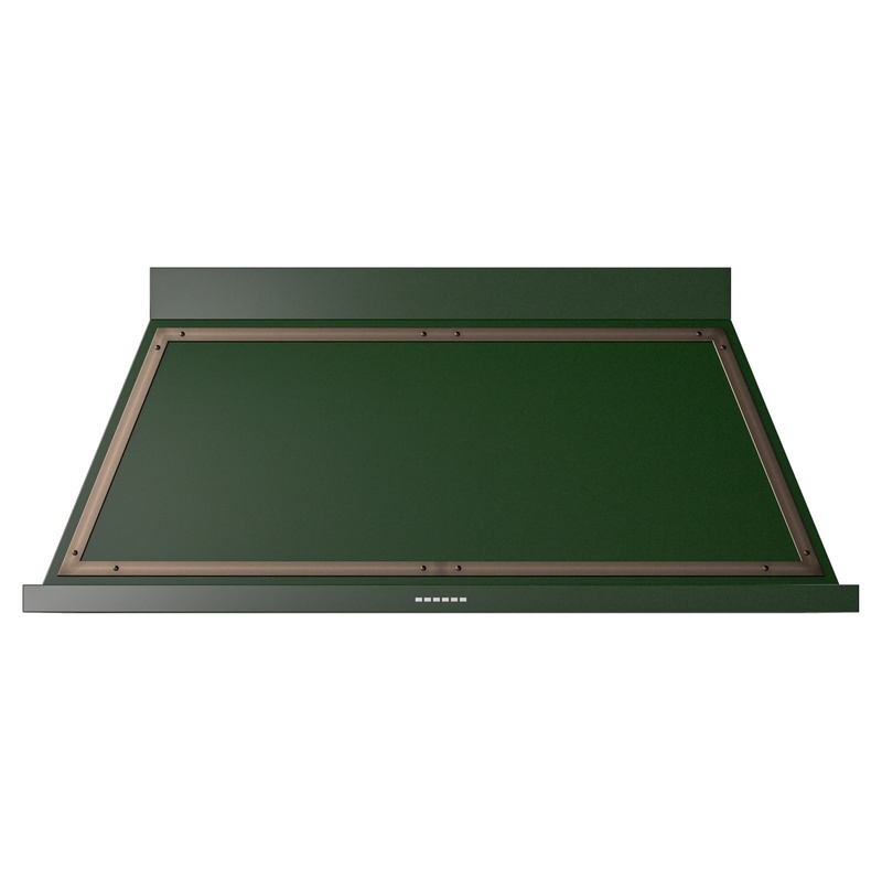 ILVE UANB60EGB Nostalgie Noblesse 60" Range Hood (Emerald Green, Bronze)