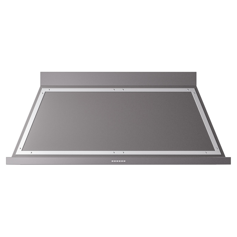 ILVE UANB60MGC Nostalgie Noblesse 60" Range Hood (Graphite Matte, Chrome)