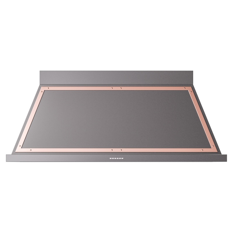 ILVE UANB60MGP Nostalgie Noblesse 60" Range Hood (Graphite Matte, Copper)