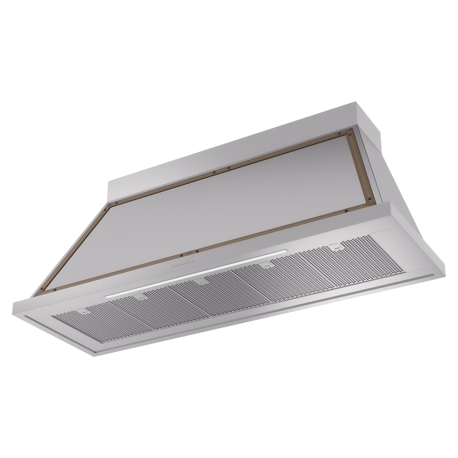 ILVE UANB60SSB Nostalgie II Noblesse 60 inch Range Hood (Stainless Steel, Burnished) 3 ILVE UANB60SSB Nostalgie Noblesse 60" Range Hood, bottom angled view