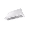 ILVE UANB60WHC Nostalgie Noblesse 60" Range Hood, bottom angled view