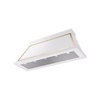 ILVE UANB60WHG Nostalgie Noblesse 60" Range Hood, bottom angled view