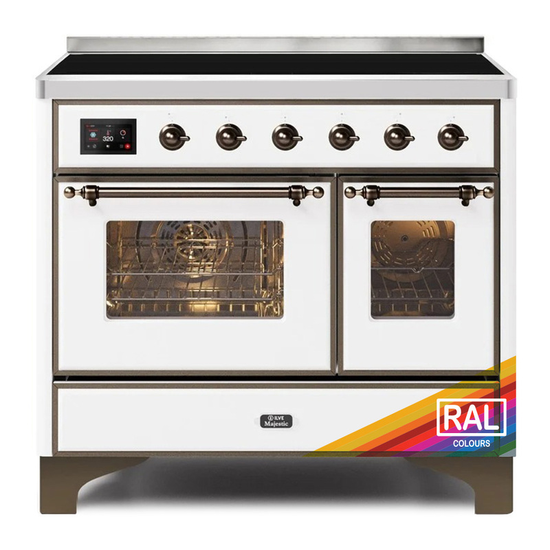 ILVE UMDI10NS3RAB Majestic II 40" Induction Range (Triple Glass Door, RAL, Burnished)