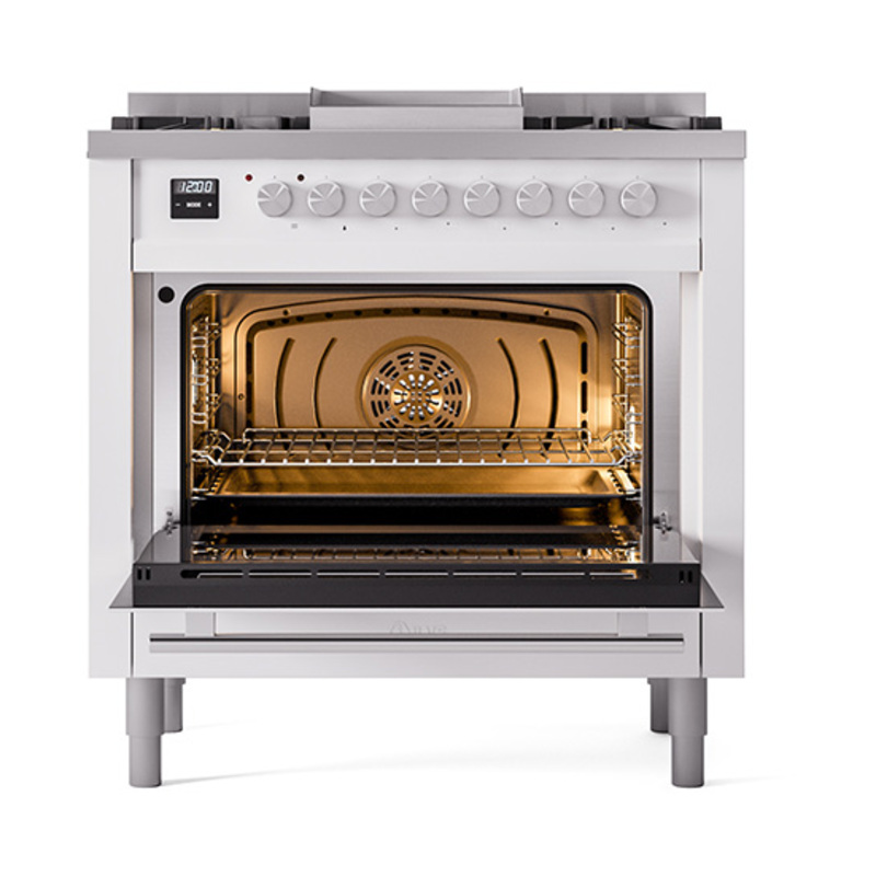 ILVE_UP36FQMPRA_Professional_Plus_II_oven_door_opened