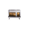 ILVE_UP48FQMPSS_Professional_Plus_II_oven_door_opened
