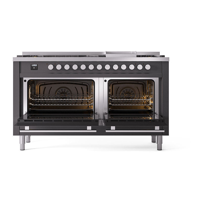ILVE_UP60FQMPMGLP_Professional_Plus_II_oven_door_opened