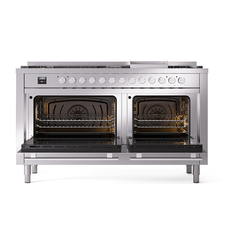 ILVE_UP60FQMPSSLP_Professional_Plus_II_oven_door_opened