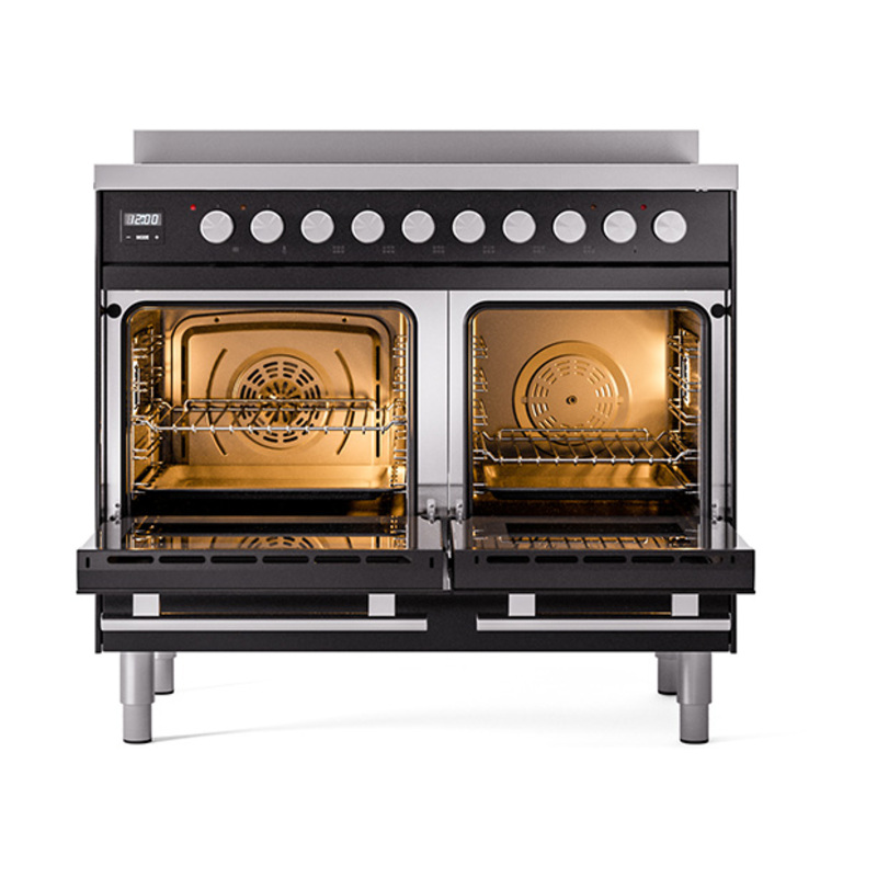 ILVE_UPDI406QMPBK_Professional_Plus_II_oven_door_opened