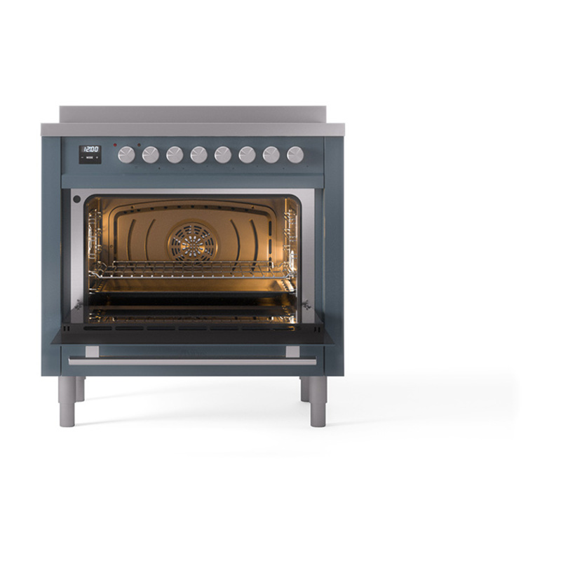 ILVE_UPI366QMPBG_Professional_Plus_II_oven_door_opened