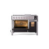 ILVE UPM12FDS3SSLP Panoramagic 48" Dual Fuel Range, main oven door opened