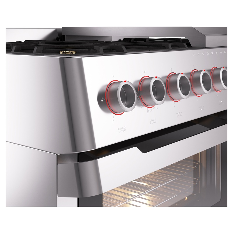ILVE UPM12FDS3SS Panoramagic 48" Dual Fuel Range, details
