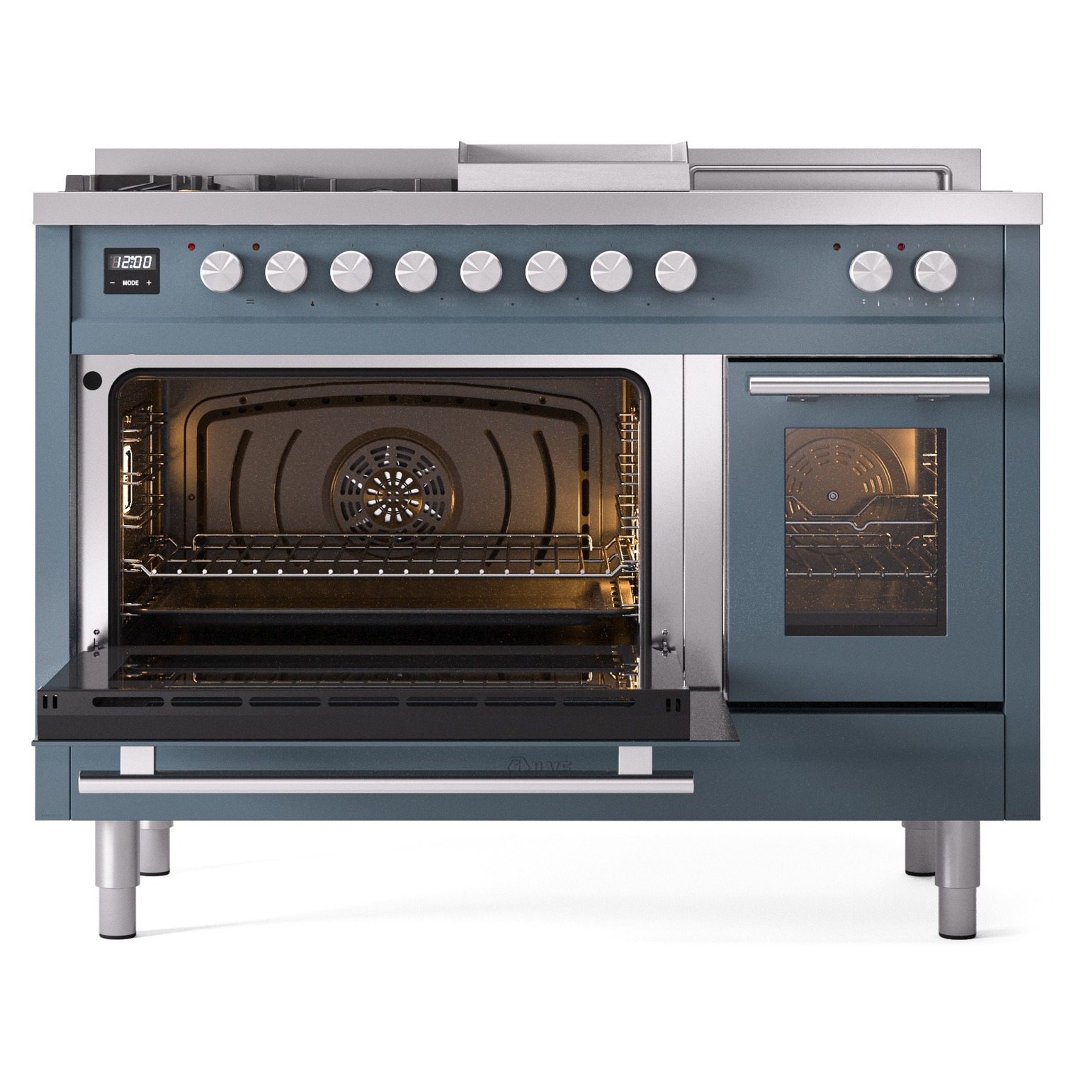 ILVE_UP48FSWMPBGLP_Professional_Plus_II_main_oven_door_opened