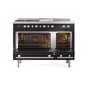 ILVE_UP48FSWMPBKLP_Professional_Plus_II_oven_door_opened
