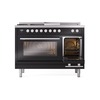 ILVE_UP48FSWMPBK_Professional_Plus_II_side_oven_door_opened