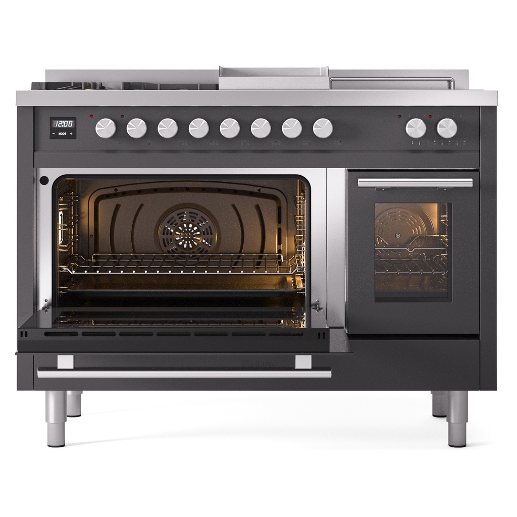 ILVE_UP48FSWMPMG_Professional_Plus_II_main_oven_door_opened