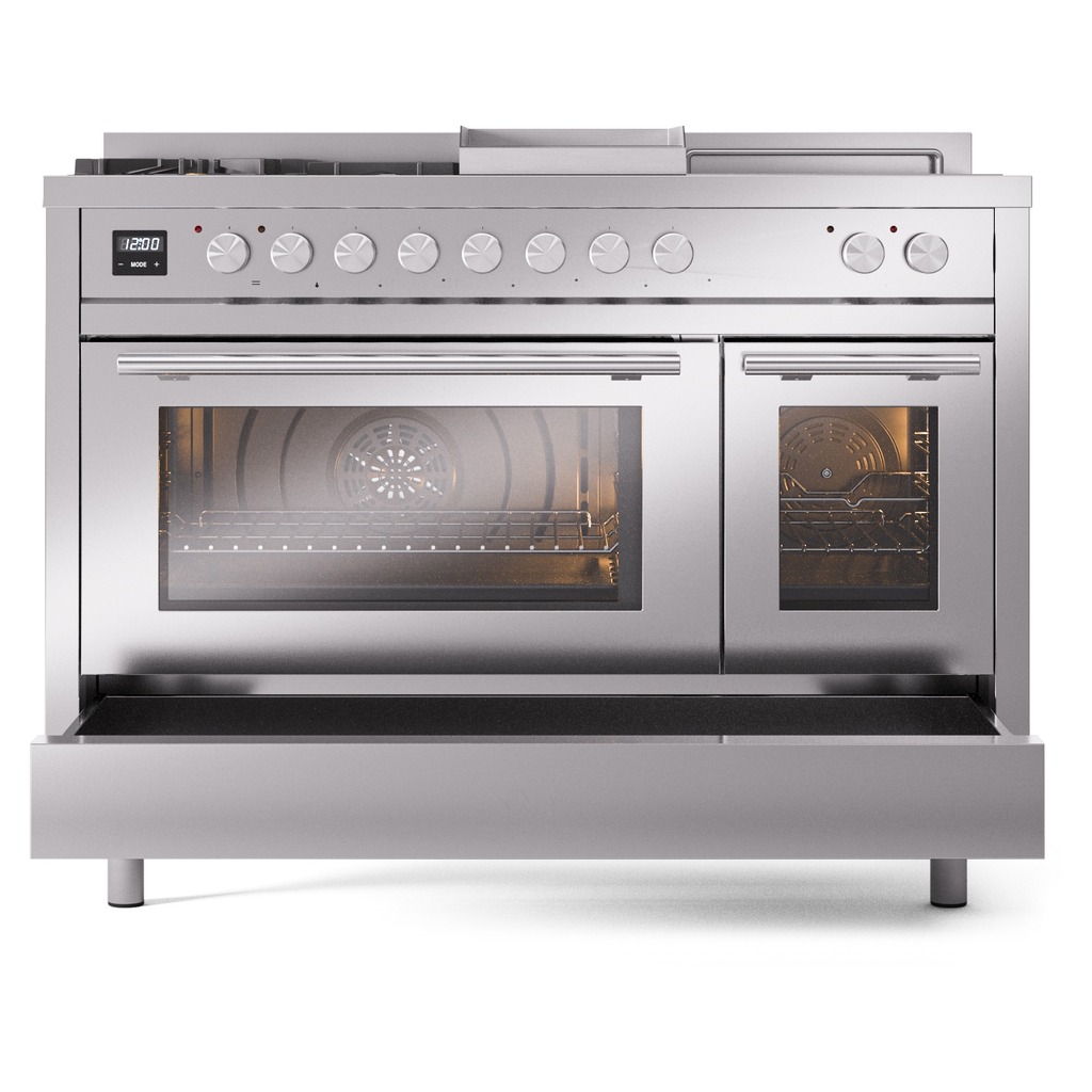 ILVE_UP48FSWMPSSLP_Professional_Plus_II_drawer_opened
