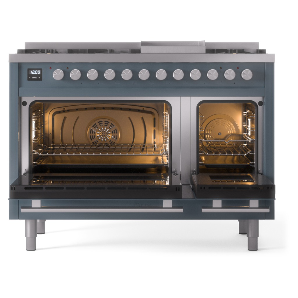 ILVE_UP48FWMPBGLP_Professional_Plus_II_oven_door_opened