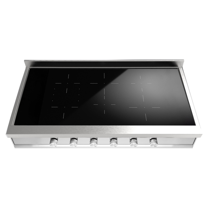 ILVE UHCPI486SS Professional Plus II 48 inch Built-In Induction Rangetop, in Stainless Steel