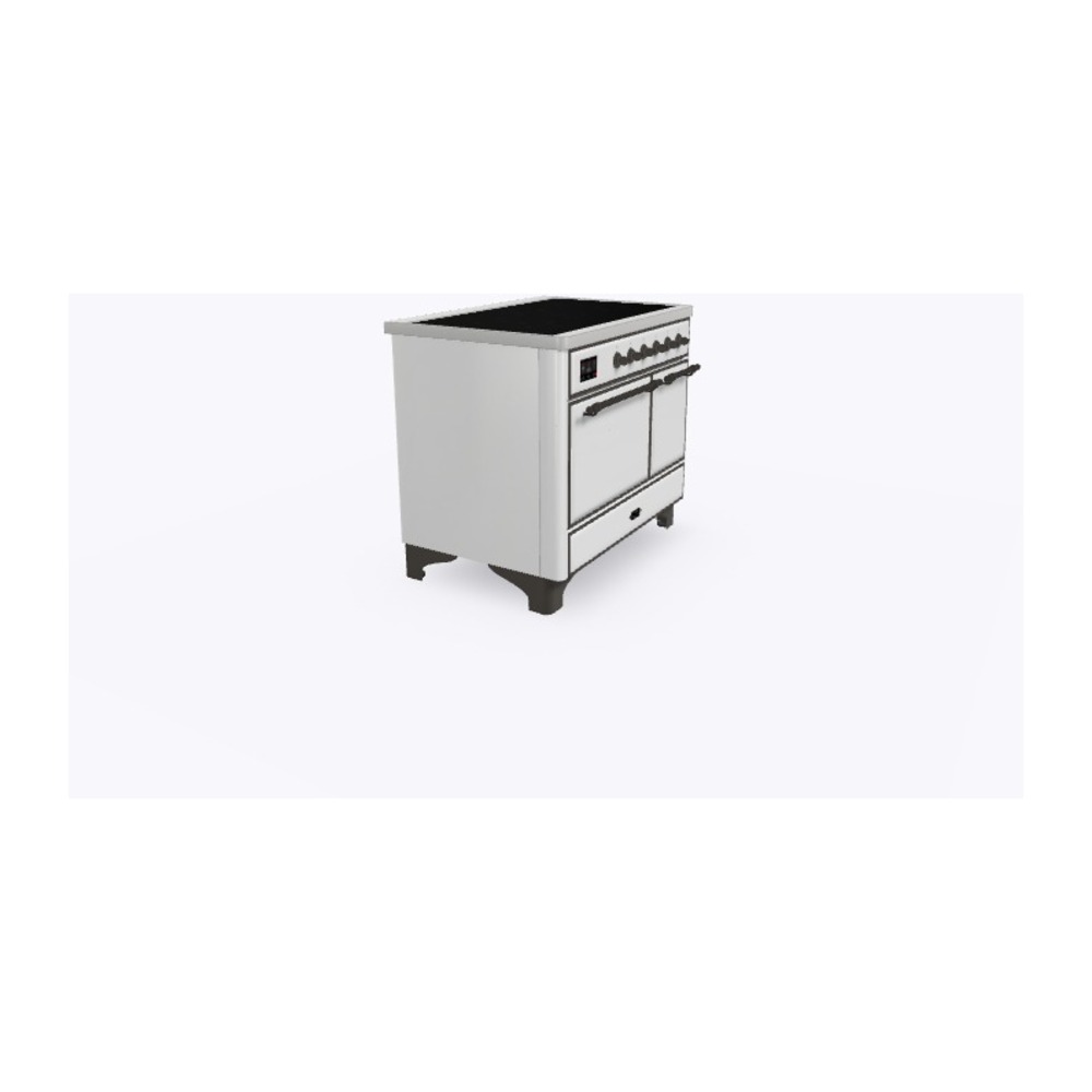 ILVE_UMDI10QNS3WHB_Majestic_II_40"_Induction_Range_Left_Angle