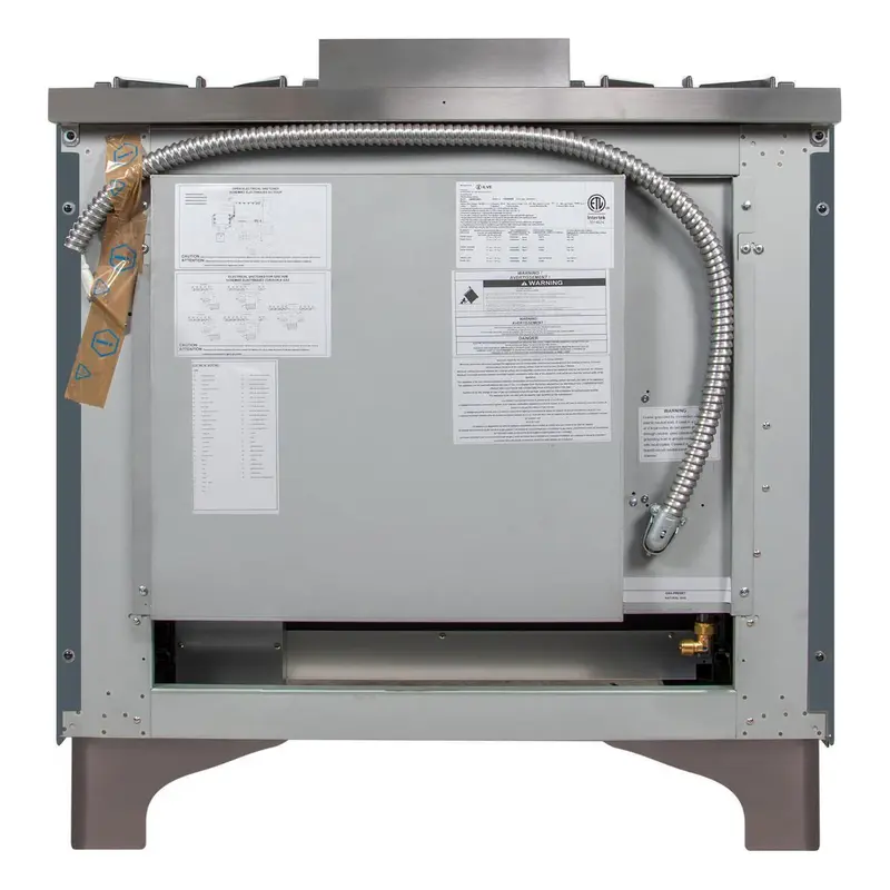 ILVE_UM09FDNS3BGCLP_Majestic_II_36"_Dual_Fuel_Range_rear_view