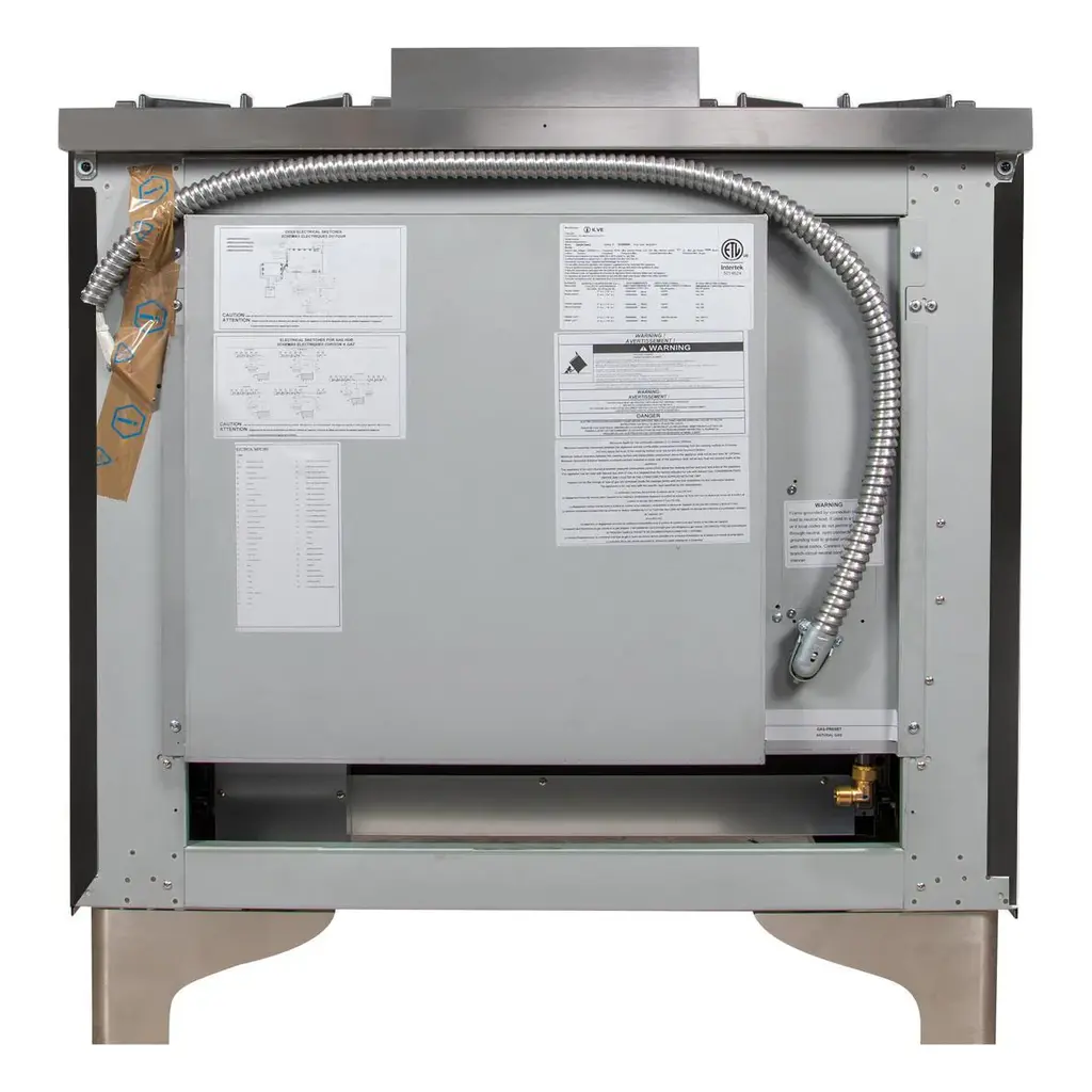 ILVE_UM09FDNS3BKCLP_Majestic_II_36"_Dual_Fuel_Range_rear_view