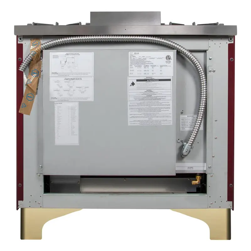 ILVE_UM09FDNS3BUGLP_Majestic_II_36"_Dual_Fuel_Range_rear_view