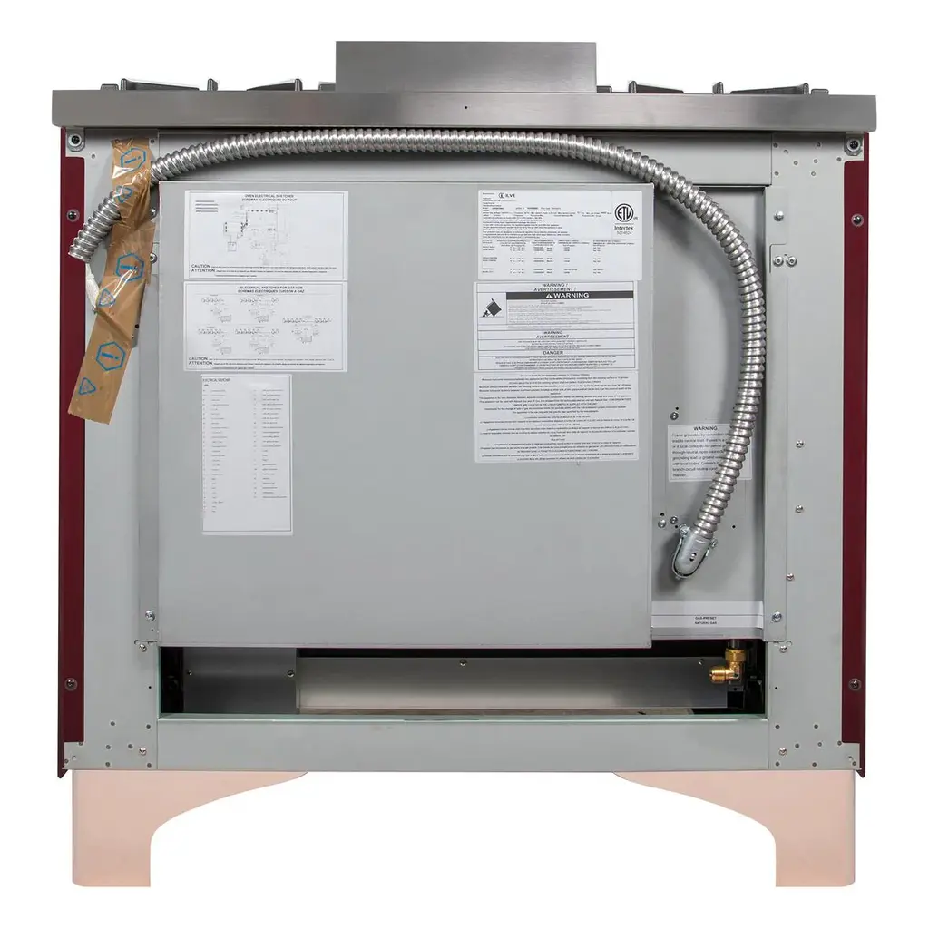 ILVE_UM09FDNS3BUPLP_Majestic_II_36"_Dual_Fuel_Range_rear_view