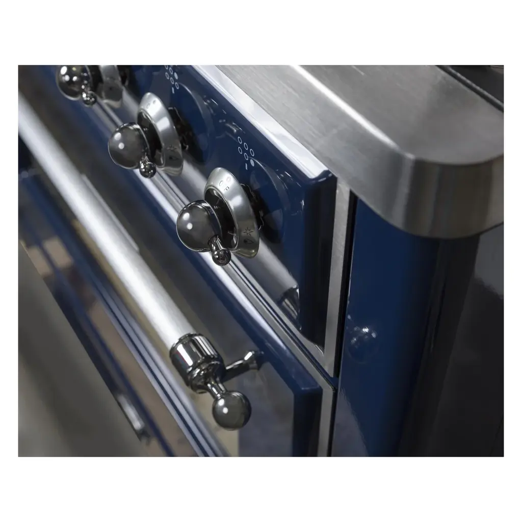 ILVE_UM09FDNS3MBCLP_Majestic_II_36"_Dual_Fuel_Range_knobs