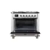 ILVE_UM09FDNS3WHC_Majestic_II_36"_Dual_Fuel_Range_oven_opened