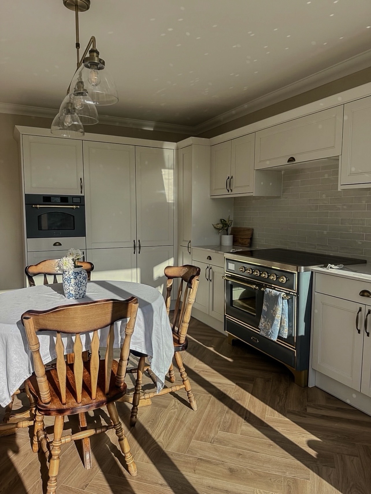 Interior of ILVE oven with multiple racks