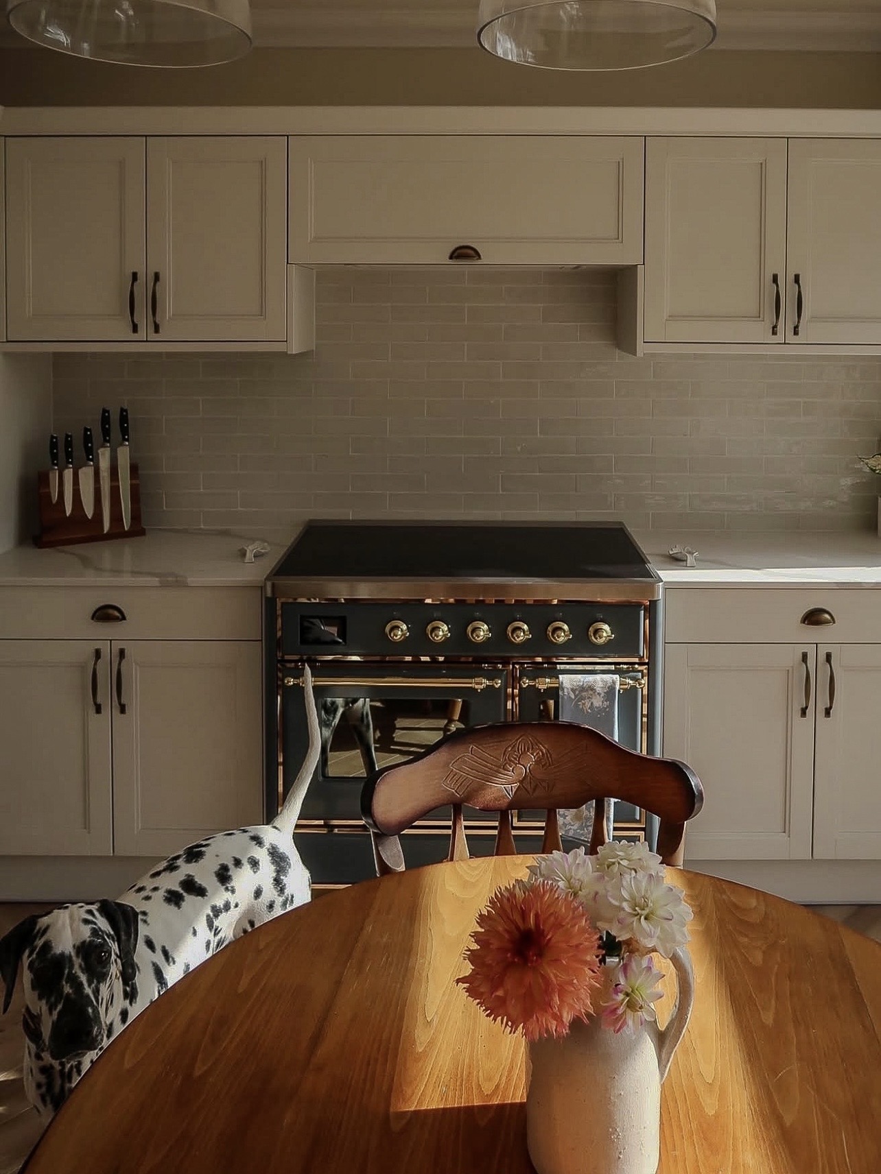 Full Yorkshire kitchen with ILVE range centerpiece