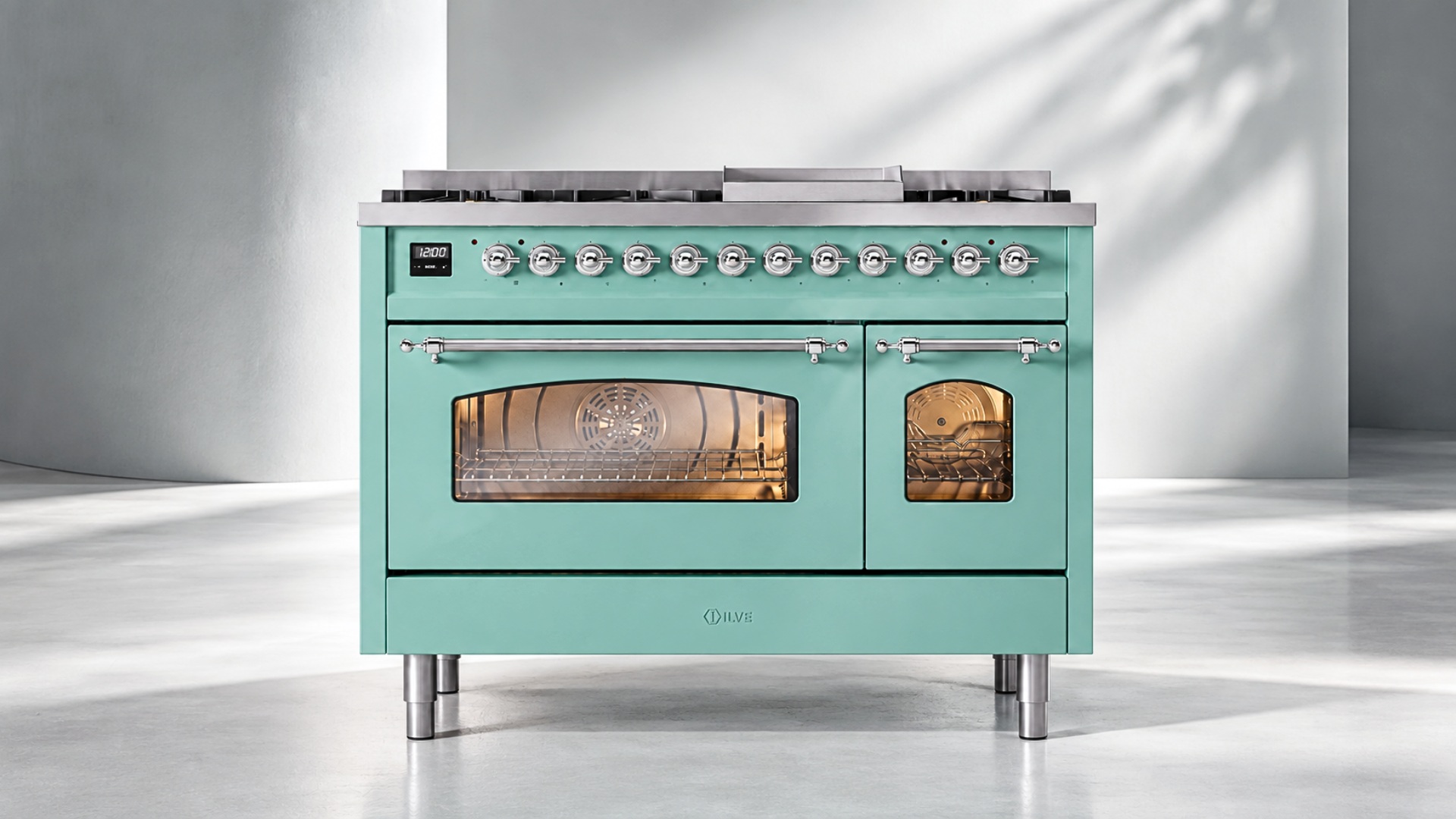 48 inch Nostalgie Mediterranean Mint Chrome Lifestyle Blog
