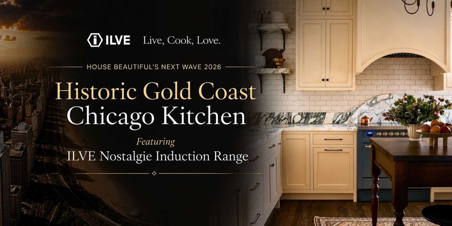 Elegant kitchen featuring Nostalgie Induction Range