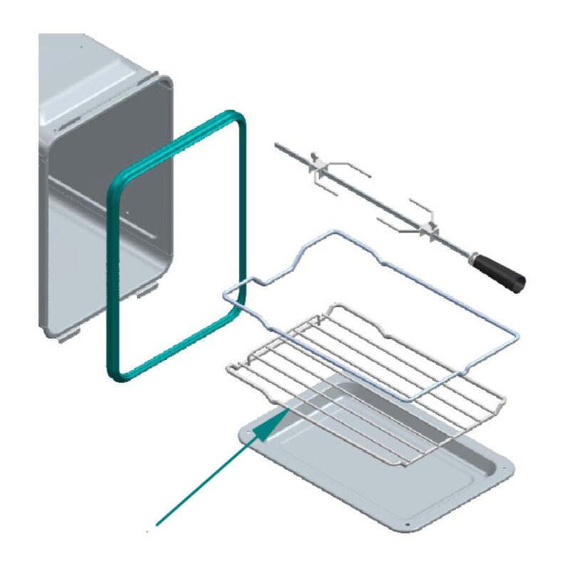 ILVE Parts EA2631008000000 Oven Grid for UOV 30