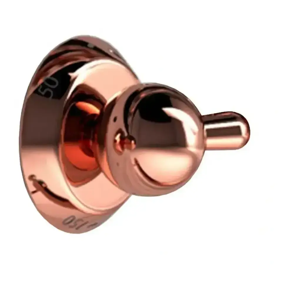 ILVE Copper Knobs and Handle Bundle for 36 inch Nostalgie Dual Fuel 4 ILVE Copper Knobs and Handle Bundle for 36 inch Nostalgie Dual Fuel