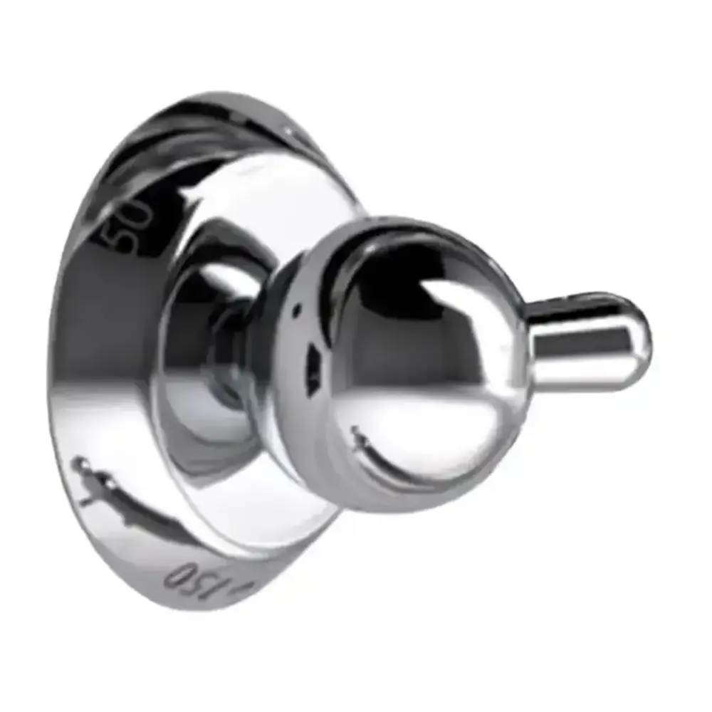 ILVE Chrome Knobs and Handles Bundle for 48 inch Nostalgie Dual Fuel with Griddle