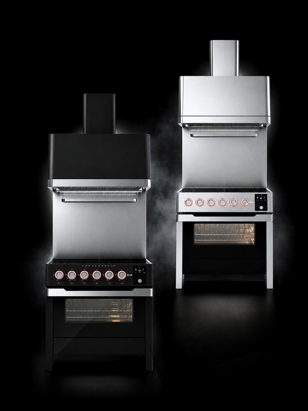 ILVE Panoramagic Matte black and stainless steel