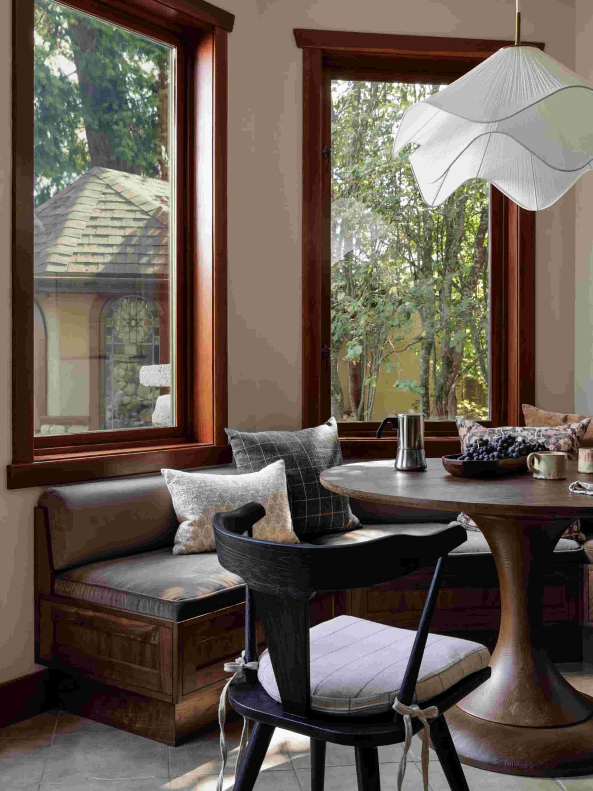 Spanish Revival kitchen and chairs scaled