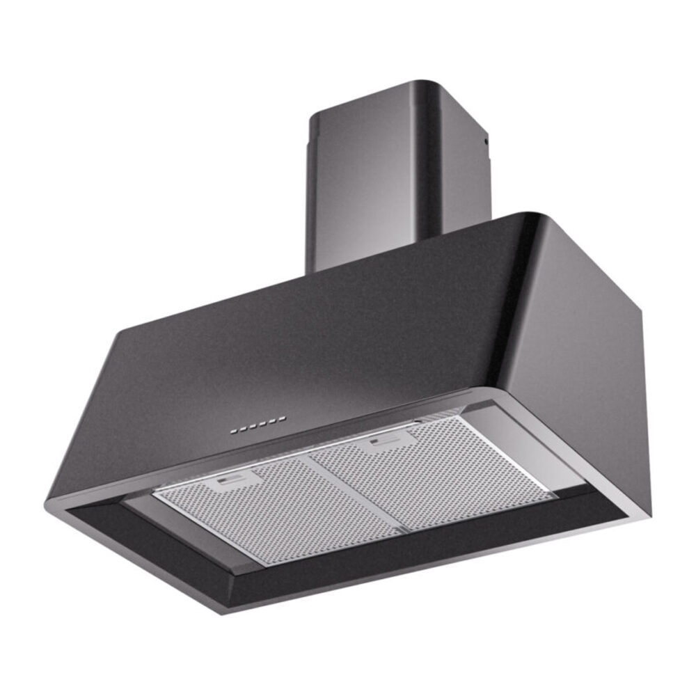ILVE UAG30BK Nostalgie 30" Range Hood, bottom angled view