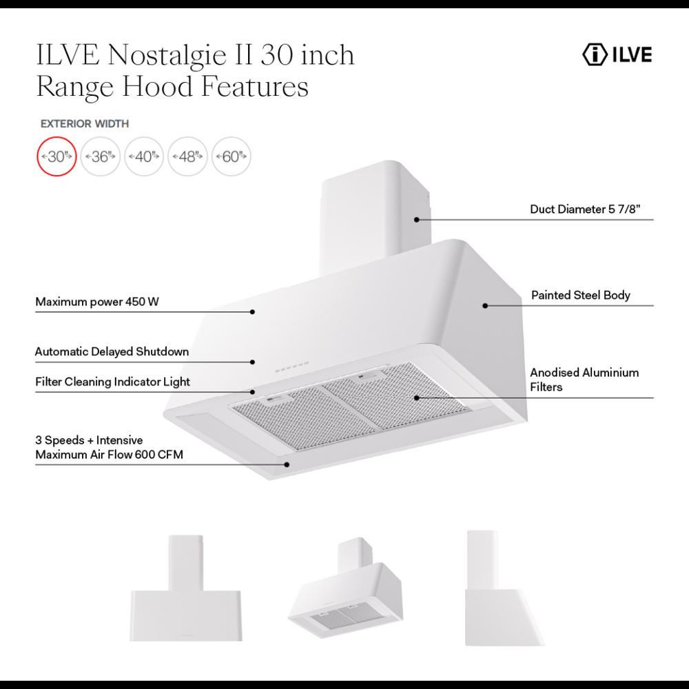 UAG30EG - Hood Features