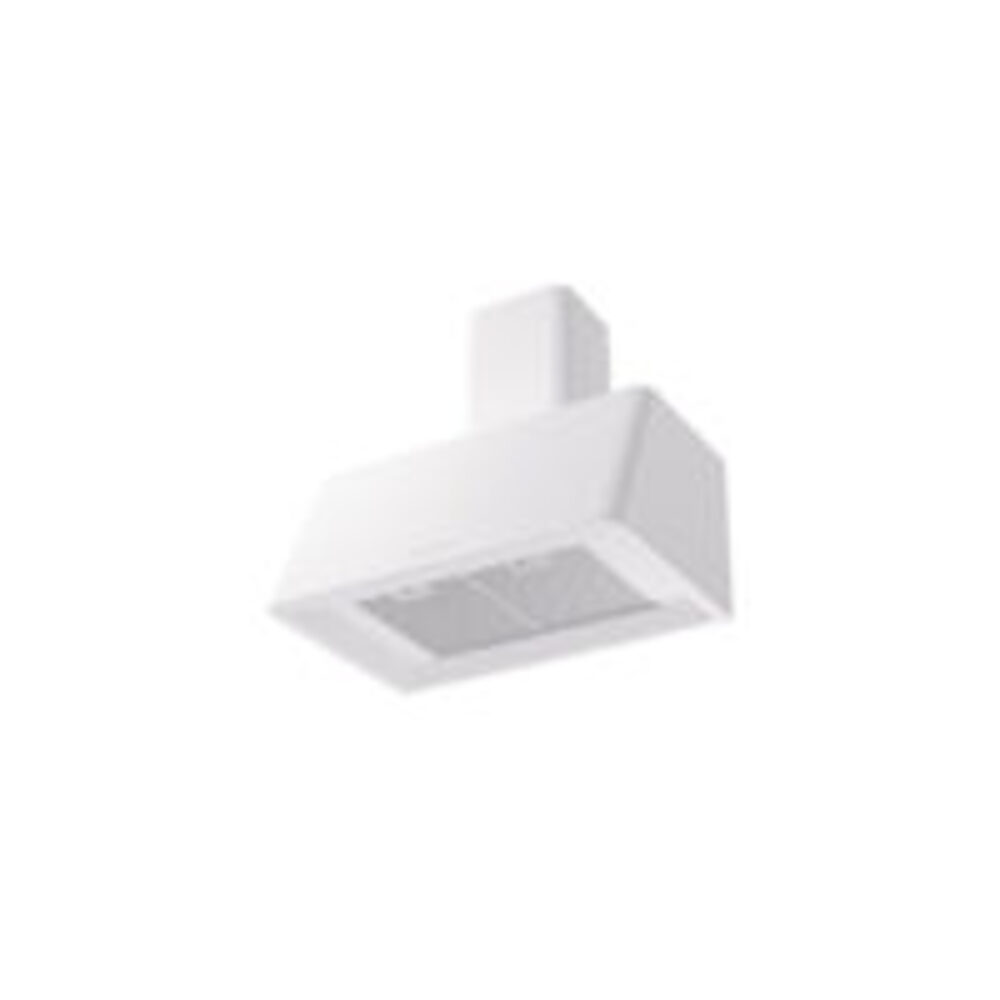 ILVE UAG30WH Nostalgie 30" Range Hood, bottom angled view