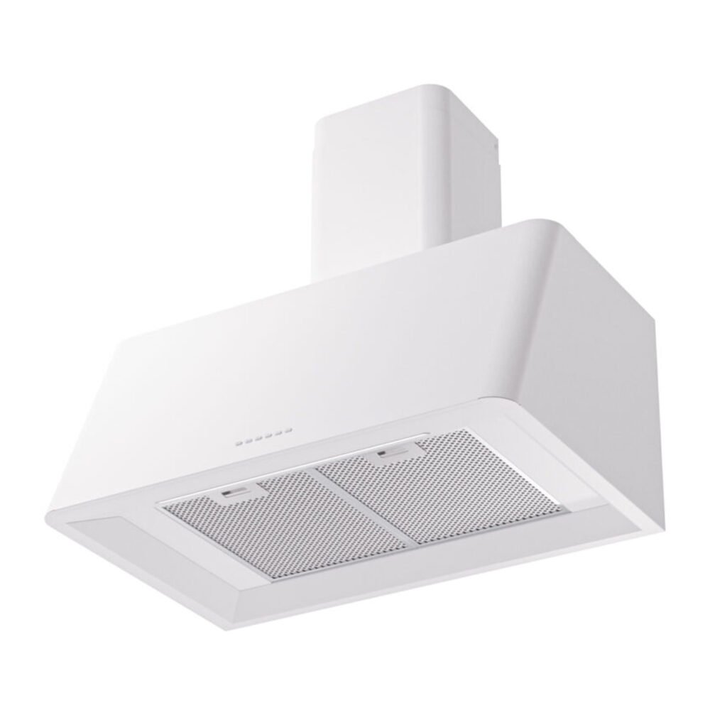 ILVE UAG30WH Nostalgie 30" Range Hood, bottom angled view